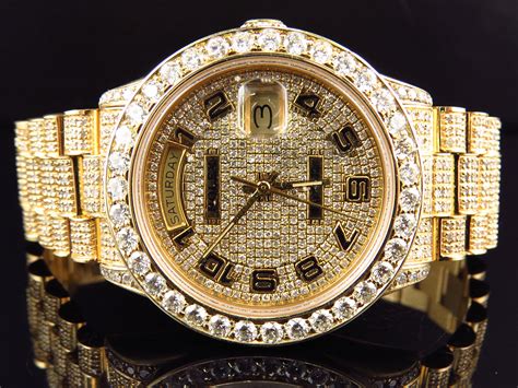 diamond rolex watch mens|rolex full diamond price.